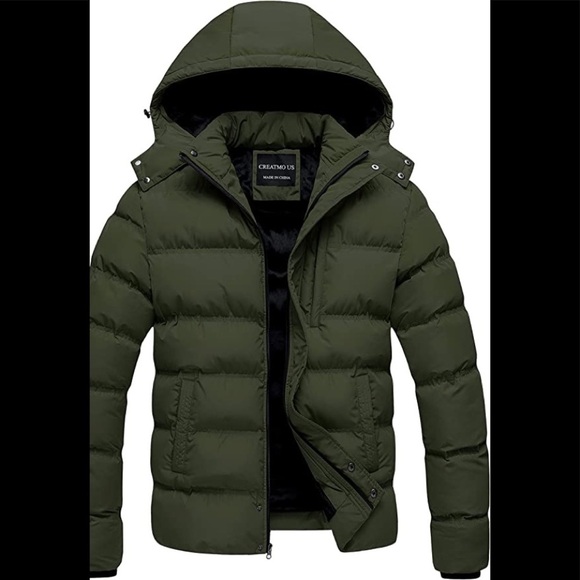 Mens New Puffer Athletic Snow Jacket Multiple Sizes - Picture 1 of 1